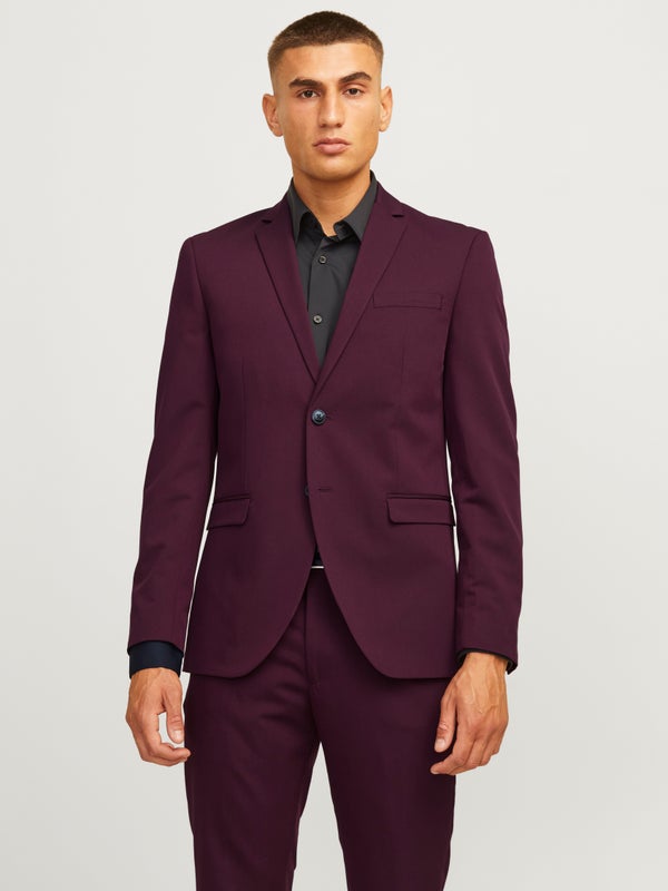 Premium By Jack & Jones JPRFRANCO Super Slim Fit Blazer Blazer:Red / Winetasting