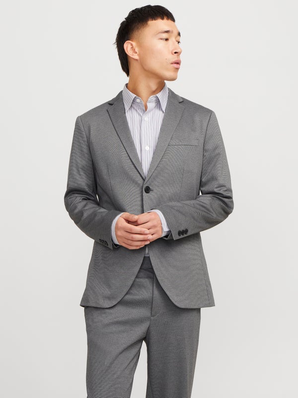 Premium By Jack & Jones JPRJAXON Slim Fit Blazer Blazer:Grey / Dark Grey Melange