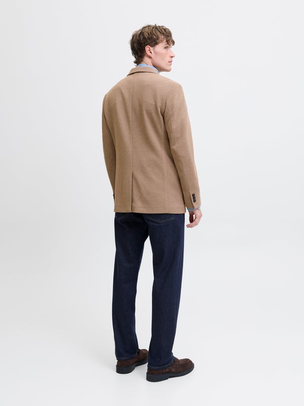 Premium By Jack & Jones JPRMARTIN Slim Fit Blazer Brown / Ermine