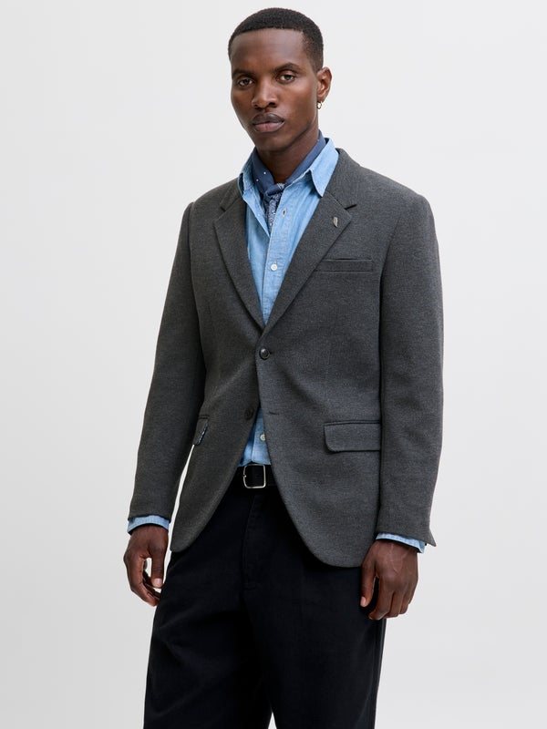 premium by jack & jones JPRMARTIN Slim Fit Blazer Grey / Dark Grey