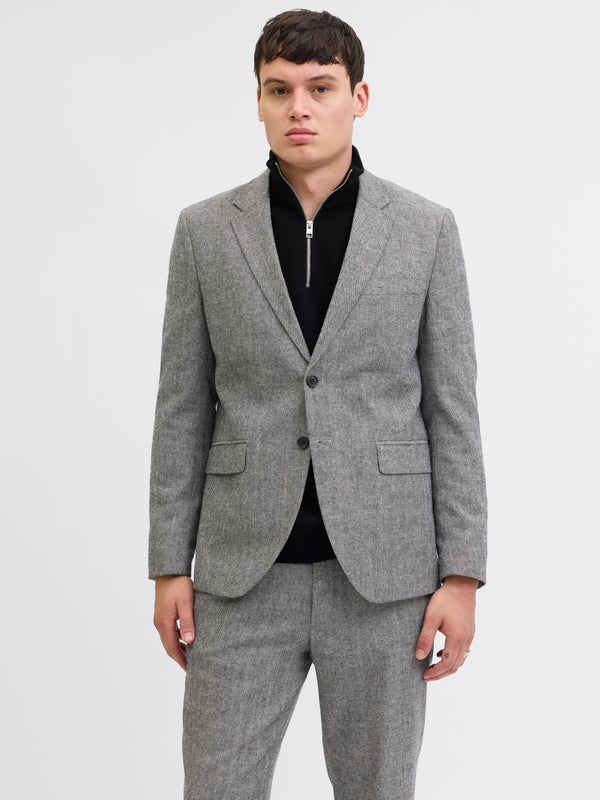 Premium By Jack & Jones JPRMARTIN Slim Fit Blazer Grey / Ultimate Grey