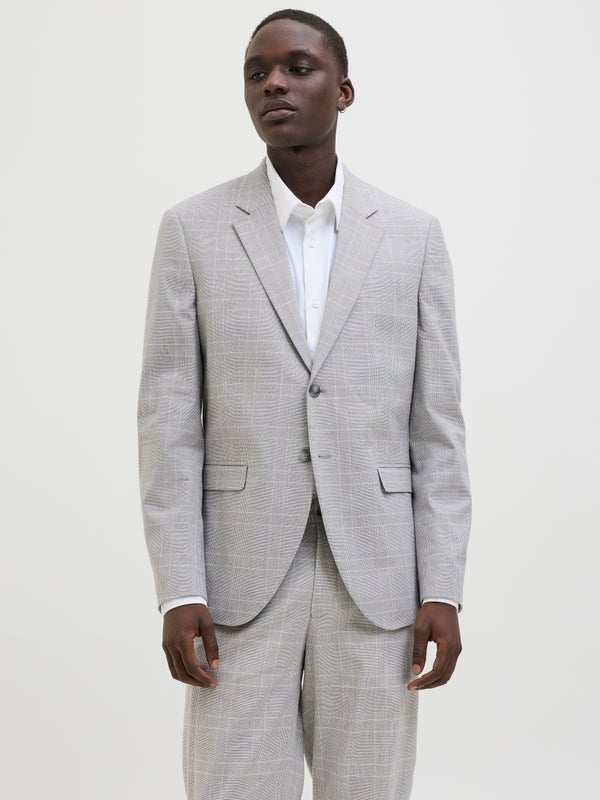 premium by jack & jones JPRRIVIERA Slim Fit Blazer Blazer:Grey / Chiseled Stone