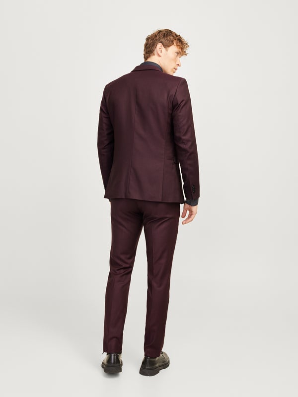 Premium By Jack & Jones JPRSOLARIS Super Slim Fit Blazer Blazer:Red / Winetasting