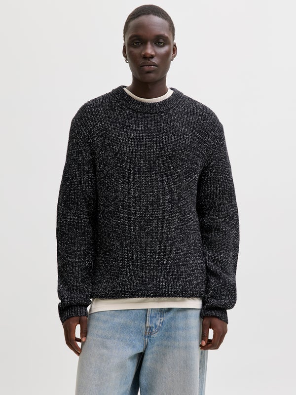 Premium By Jack & Jones Knitted Pullover Blue / Sky Captain