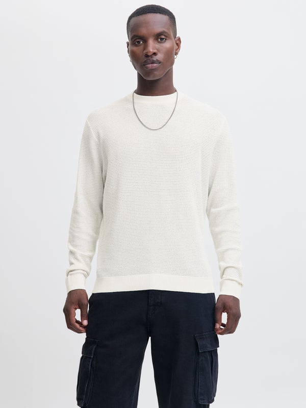 Premium By Jack & Jones Knitted Pullover White / Sea Salt