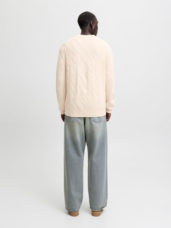 Premium By Jack & Jones Knitted Pullover White / Sea Salt