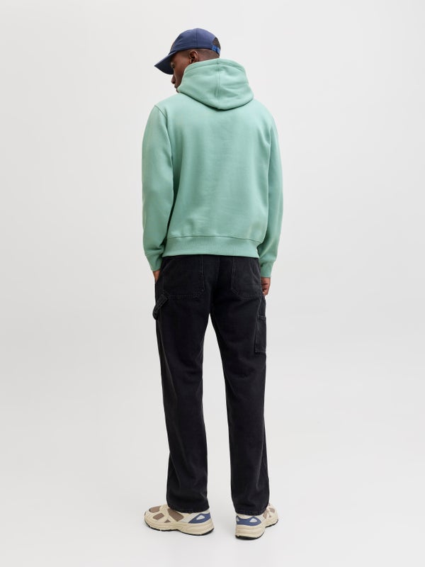 Premium By Jack & Jones Logo Hoodie Aqua / Mineral Blue