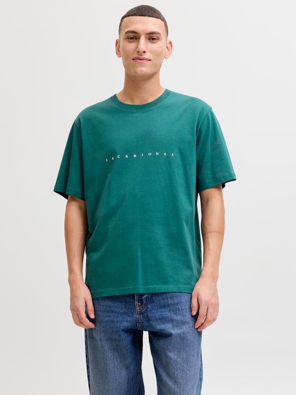 Premium By Jack & Jones Logo T-shirt Aqua / Atlantic Deep