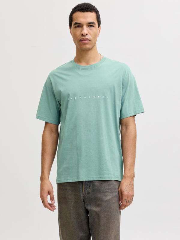 premium by jack & jones Logo T-shirt Aqua / Mineral Blue