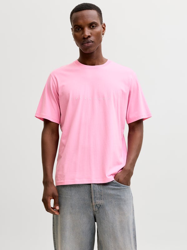 Premium By Jack & Jones Logo T-shirt Purple / Prism Pink