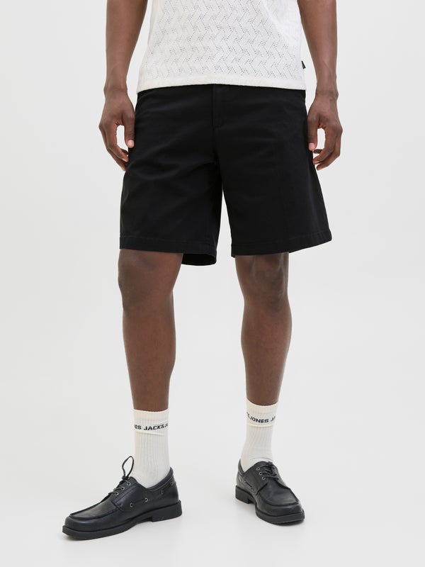 Premium By Jack & Jones Loose Fit Chino Shorts Black / Black