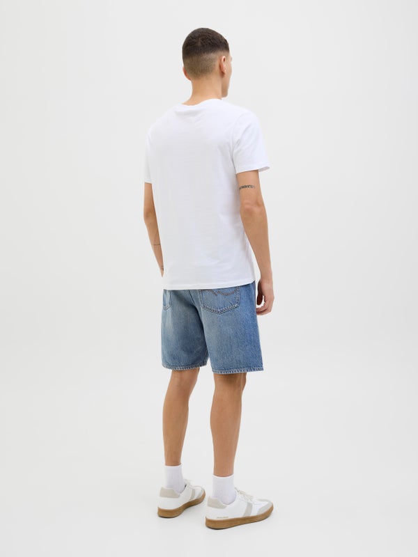 Premium By Jack & Jones Loose Fit Denim Shorts Blue / Blue Denim