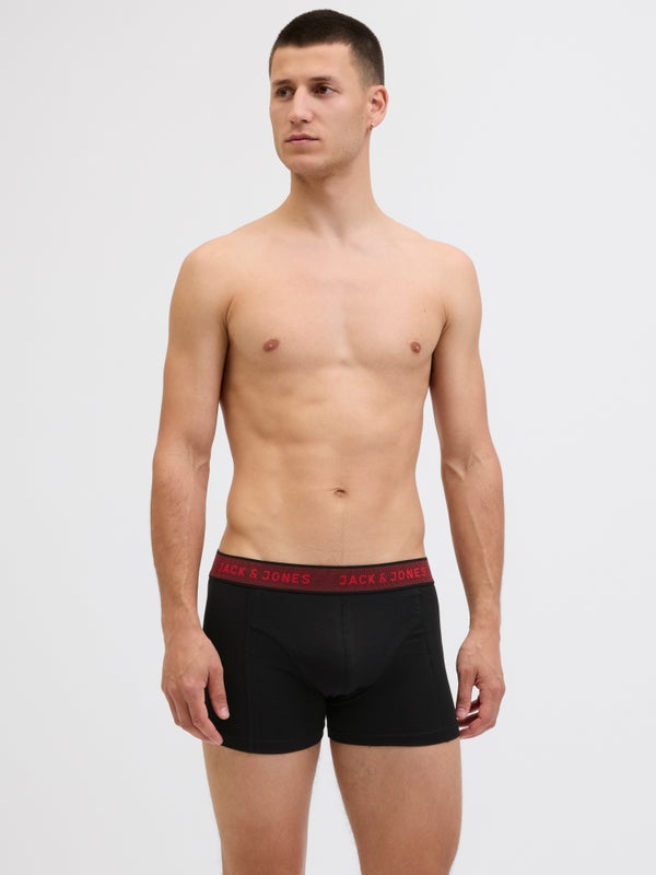 Premium By Jack & Jones 5-pack Trunks Black / FieryRed