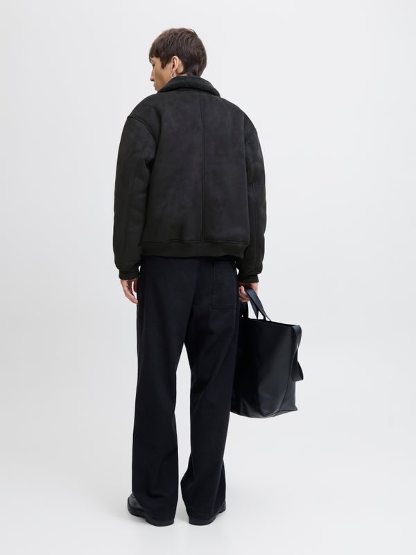 Premium By Jack & Jones Bomber Jacket Black / Black