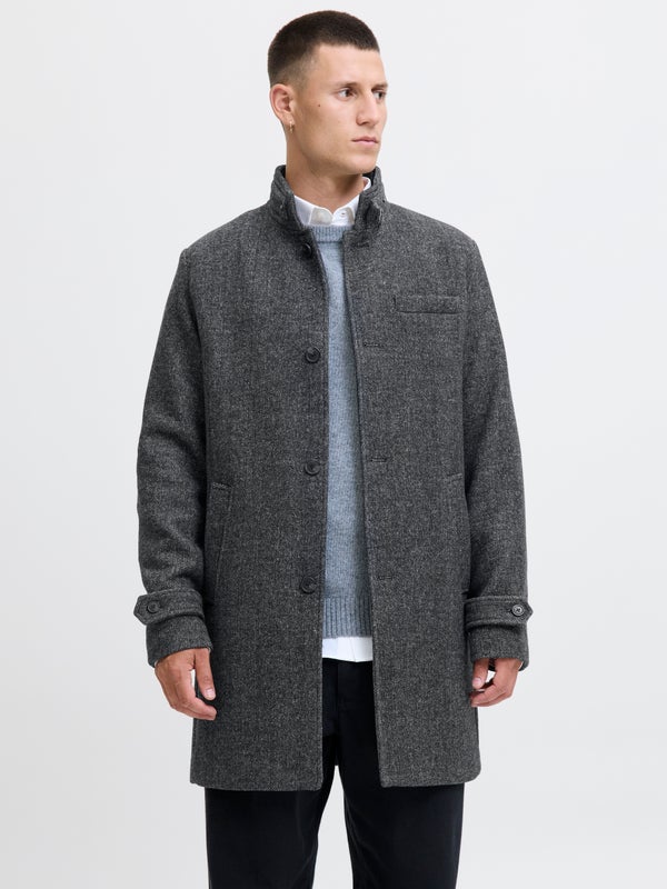 premium by jack & jones Coat Grey / Grey Melange