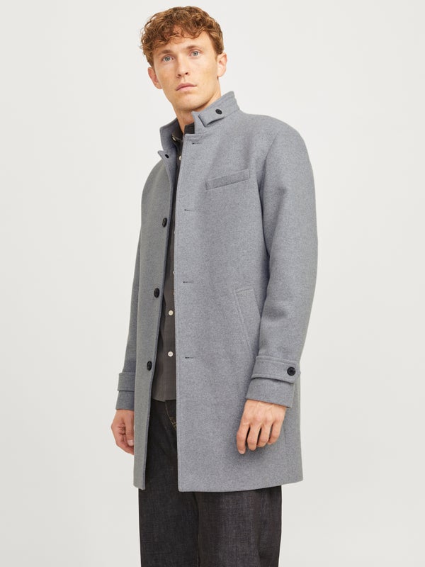 premium by jack & jones Coat Grey / Light Grey Melange
