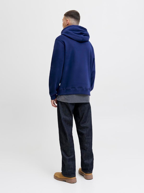 Premium By Jack & Jones Hoodie Blue / Ocean Cavern