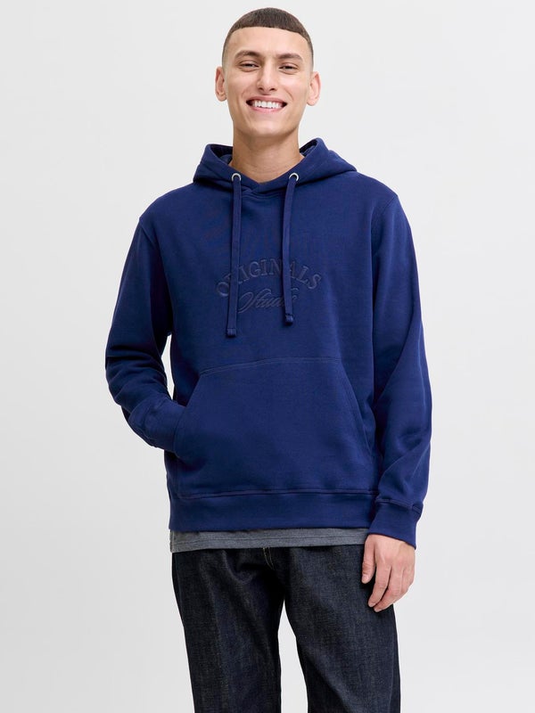 premium by jack & jones Hoodie Blue / Ocean Cavern