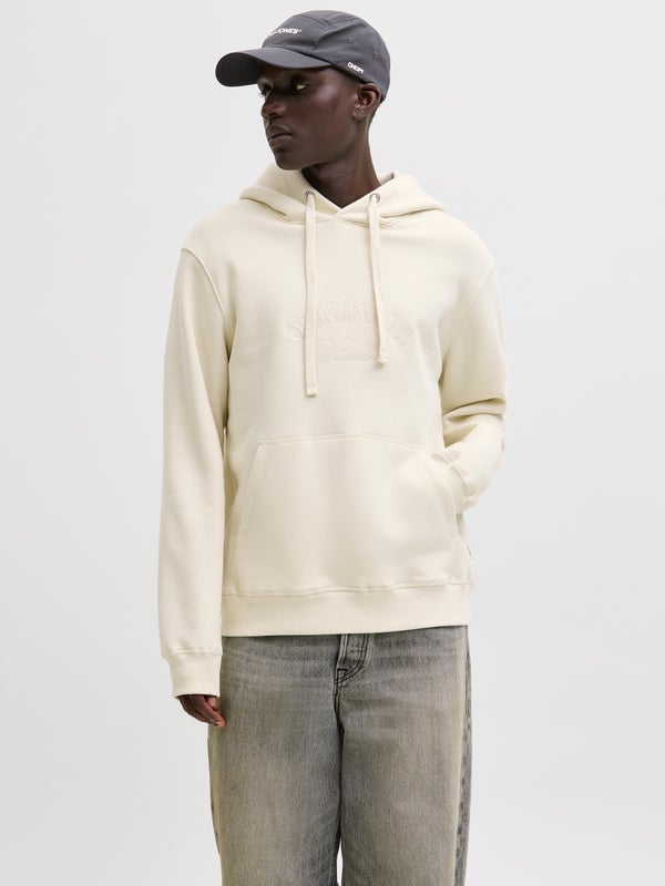 Premium By Jack & Jones Hoodie White / Antique White