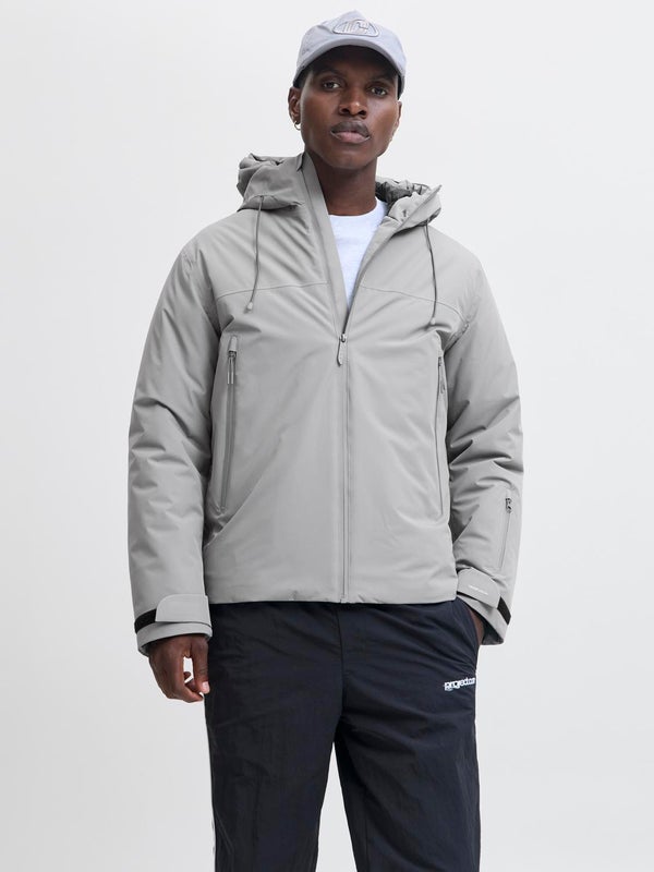 Premium By Jack & Jones Jacket Grey / City Skyline