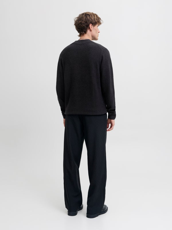 Premium By Jack & Jones Knitted Polo Black / Black