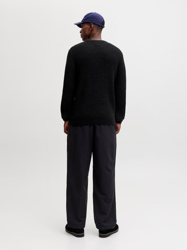 Premium By Jack & Jones Knitted Pullover Black / Black