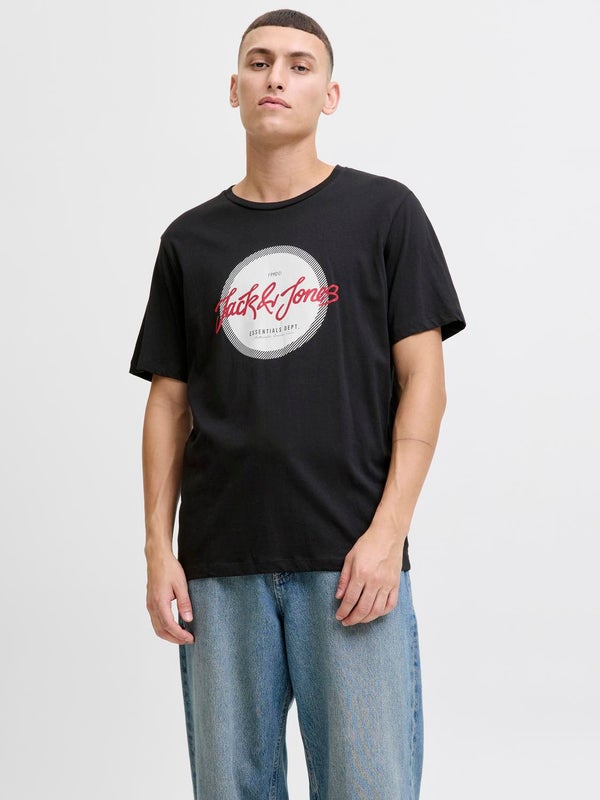 premium by jack & jones Logo T-shirt Black / Black