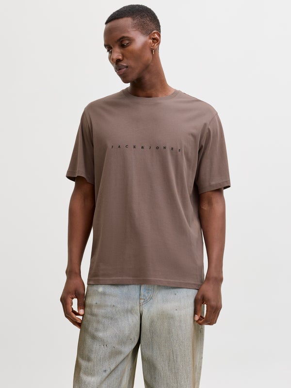 Premium By Jack & Jones Logo T-shirt Grey / Falcon