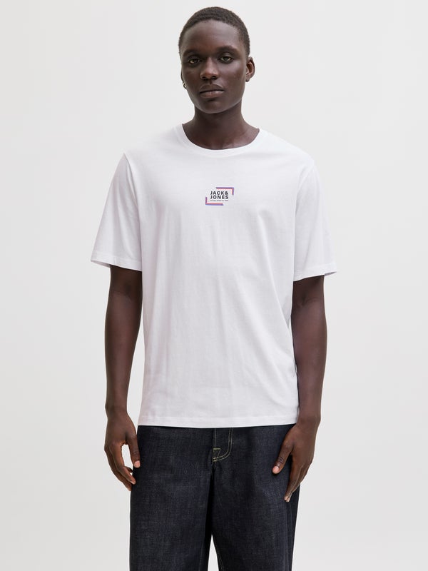 Premium By Jack & Jones Logo T-shirt White / White