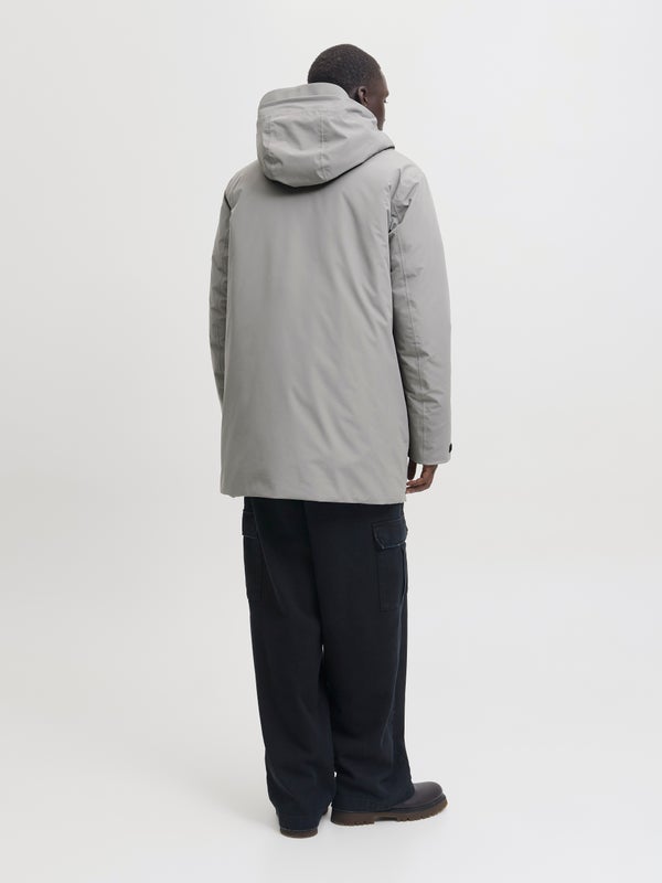 Premium By Jack & Jones Parka Grey / City Skyline