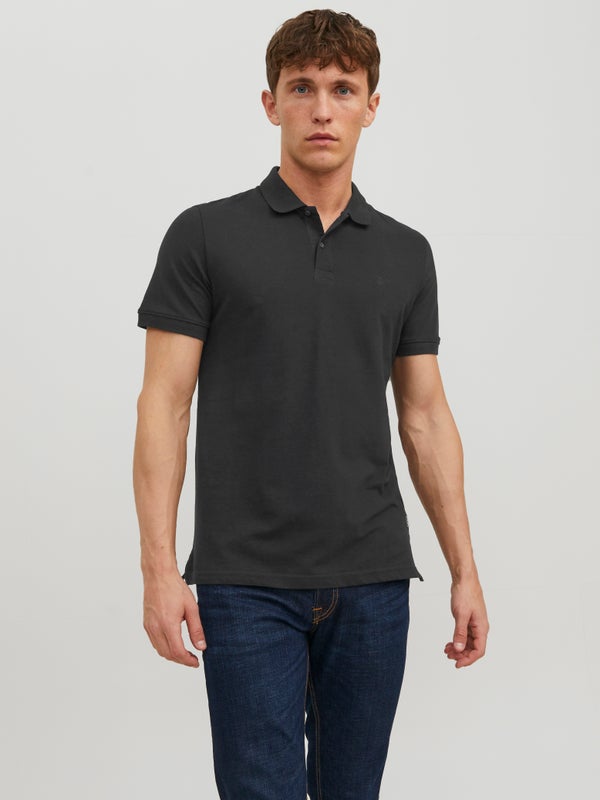 premium by jack & jones Plain Polo Black / Black