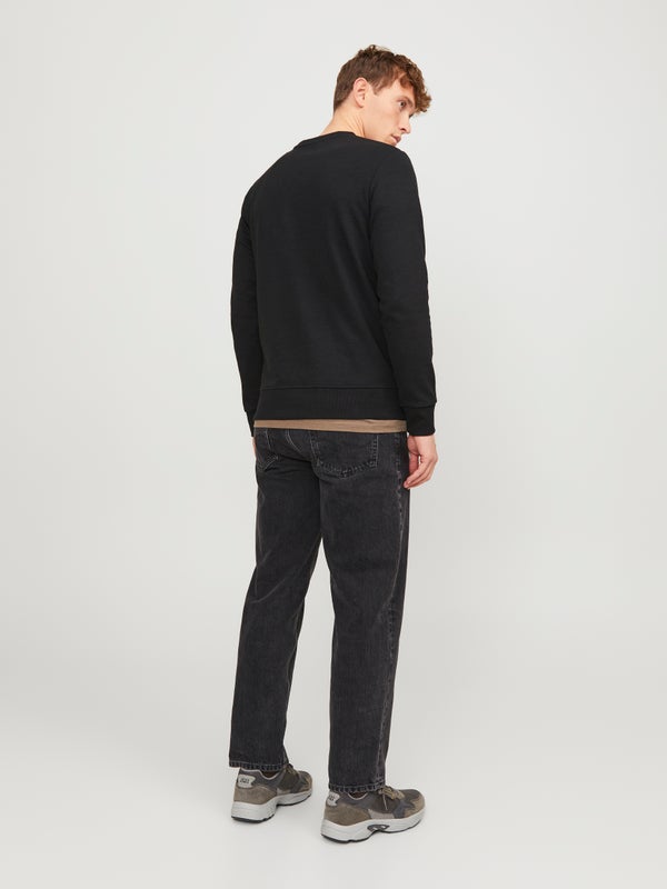 Premium By Jack & Jones Plain Sweatshirt Black / Black