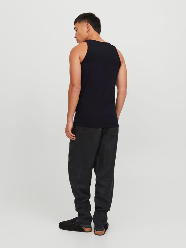 Premium By Jack & Jones Plain Tank Top Black / Black