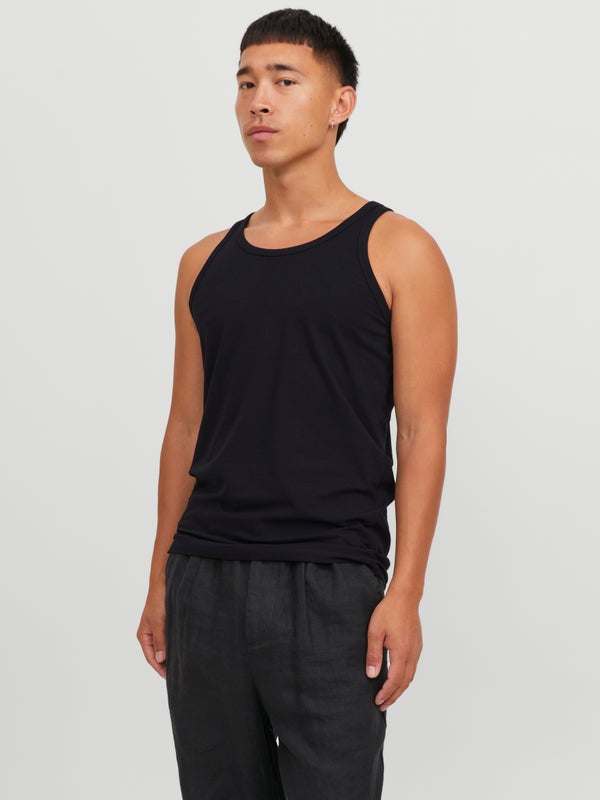 premium by jack & jones Plain Tank top Black / Black