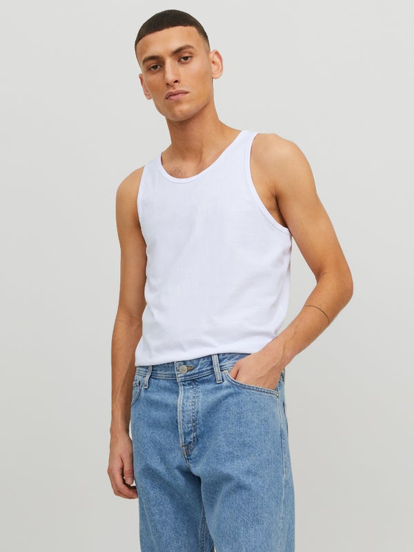 Premium By Jack & Jones Plain Tank Top White / White