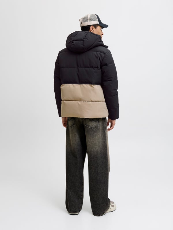 Premium By Jack & Jones Puffer Jacket Beige / Crockery