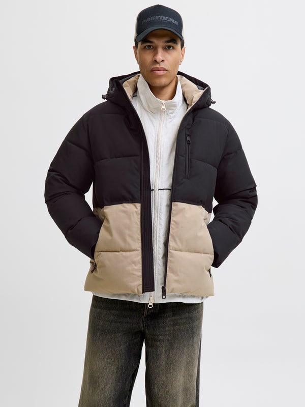 premium by jack & jones Puffer jacket Beige / Crockery