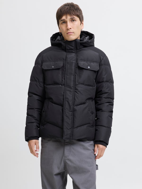Premium By Jack & Jones Puffer Jacket Black / Black