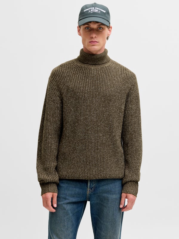 Premium By Jack & Jones Turtleneck Green / Canteen