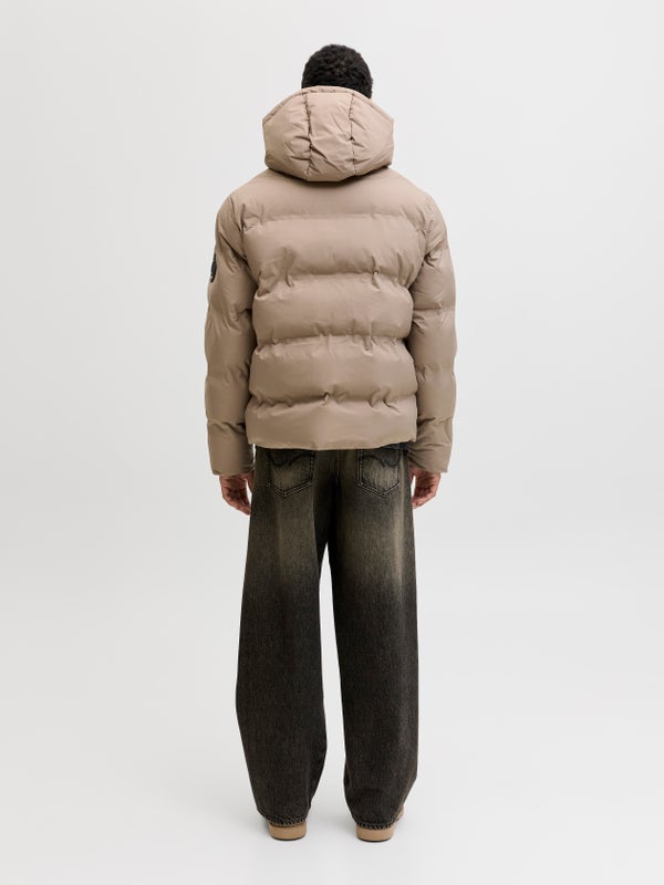 Premium By Jack & Jones Puffer Jacket Brown / Desert Taupe