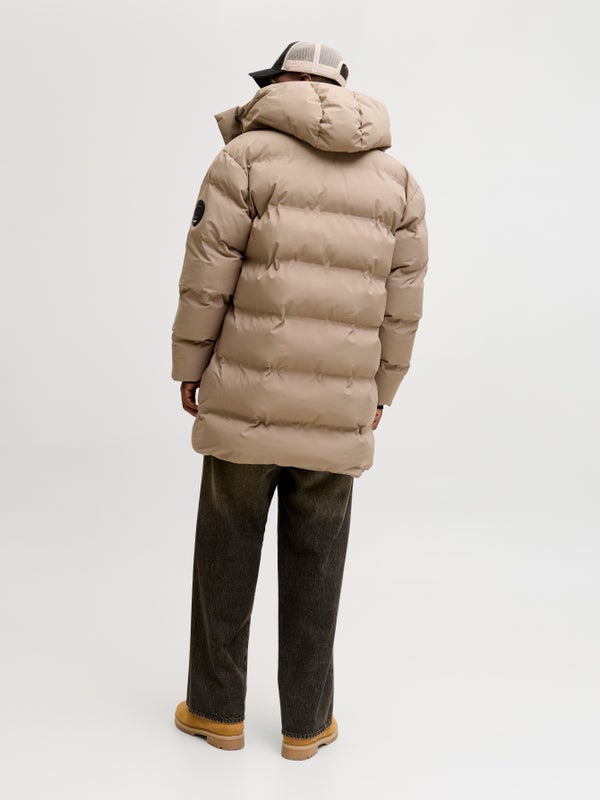 Premium By Jack & Jones Puffer Jacket Brown / Desert Taupe