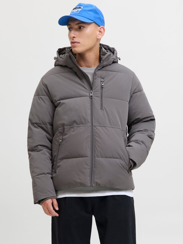 Premium By Jack & Jones Puffer Jacket Grey / Castlerock