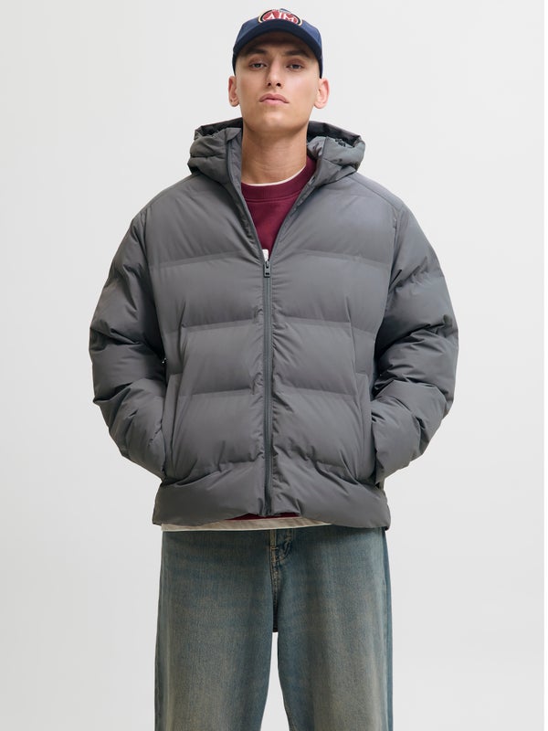 premium by jack & jones Puffer jacket Grey / Castlerock
