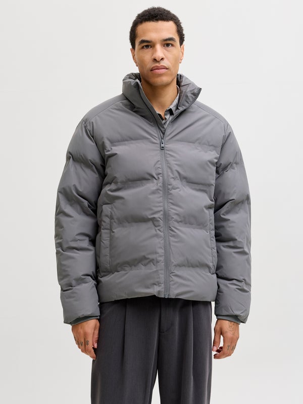 premium by jack & jones Puffer jacket Grey / Castlerock