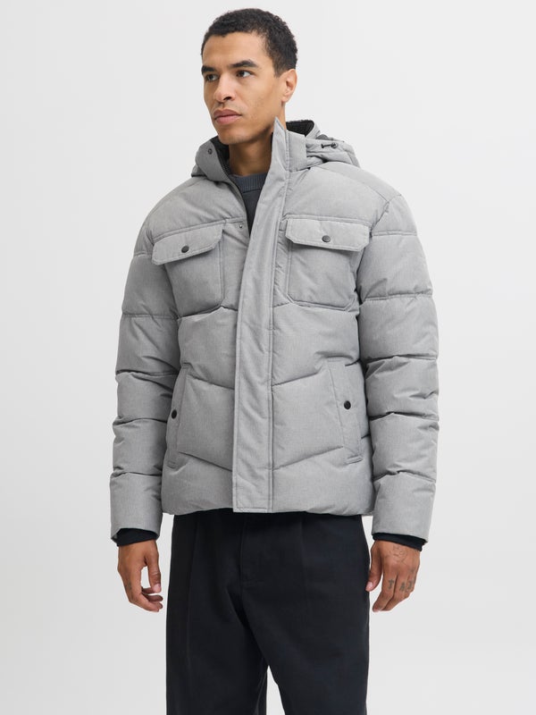premium by jack & jones Puffer jacket Grey / Light Grey Melange