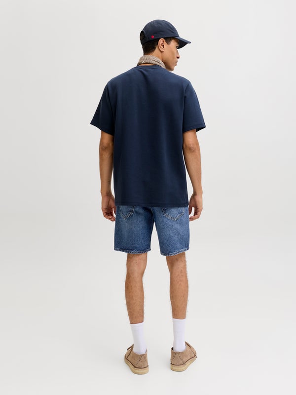 Premium By Jack & Jones RDD Relaxed Fit Denim Shorts Blue / Blue Denim