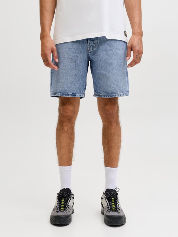 Premium By Jack & Jones RDD Relaxed Fit Denim Shorts Blue / Light Blue Denim