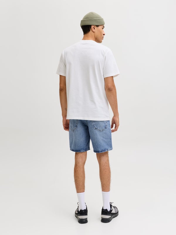 Premium By Jack & Jones RDD Relaxed Fit Denim Shorts Blue / Light Blue Denim