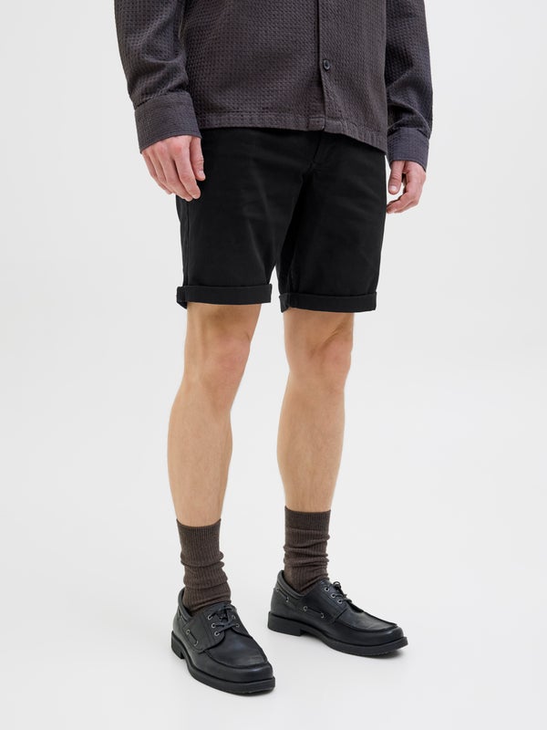 premium by jack & jones Regular Fit Chino shorts Black / Black