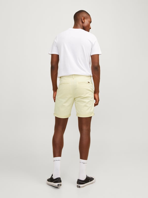 Premium By Jack & Jones Regular Fit Chino Shorts Yellow / French Vanilla